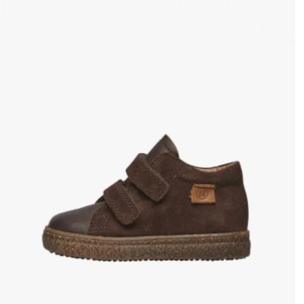 NWT NATURINO ALBUS VL Leather and suede sneakers in Brown
